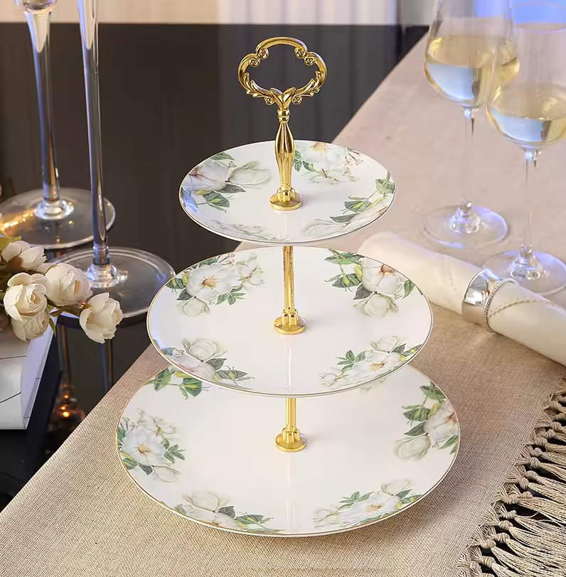 3-Tier Decorative Dessert Cupcake Stand Tray