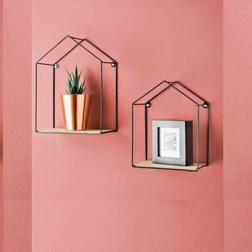 Wall Mounted Metal Shelf