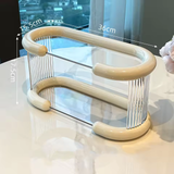 Elegant Dual-Tier Vanities Organizer