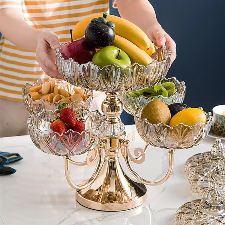 360 Rotating Fruits & Dry Fruits Platter Organizer