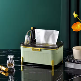 Luxury 3 in 1 Vertical Tissue Case with Storage box